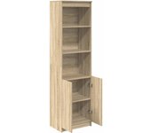 Aparador alto | aparador de comedor | armario de cocina roble sonoma 50x35x180 cm madera de ingeniería cfw91951