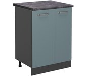 Vicco mueble bajo de cocina r-line, gris azulado, 60 cm , et antracita
