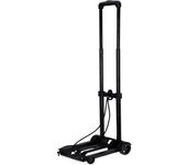 Wellhome carrito de soporte en acero y pp con correa en color negro 45x23x8cm