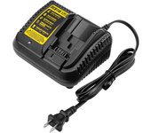 Adecuado para cargador de batería dewalt 18650 3a carga rápida negro y amarillo