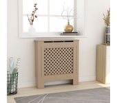 Vidaxl cubierta para radiador mdf 78 cm