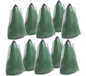 Wiltec 10x bolsa de riego para árboles 75l sistema de riego para la liberación de agua prolongada