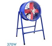 Ventilador pie industrial ac torrente s azul/rojo 6900 flujo aire