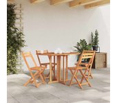 Maison exclusive - mesa de jardín plegable butterfly madera de teca 120x70x75 cm