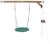 Axi columpio nido adosado verano para niños | columpio nido exterior 100 cm para el jardín | columpio nido / columpio adosado en verde - elemento