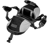 Mochila de senderismo para perros, mochila para perros medianos y grandes, bolsa de sillín para viajes y camping, mochila ajustable para perros, caza,