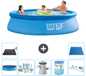 Paquete de piscina - intex - alrededor - 305x305x76 cm + accesorios a553