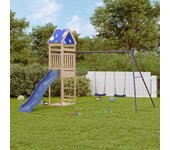 Maison exclusive - parque infantil de exterior de madera maciza de pino