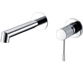 Valaz grifo lavabo empotrado redondo monomando cromado acabado maneta luxury - serie torina