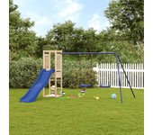 Vidaxl parque infantil de exterior madera maciza de pino