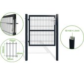Puerta de malla 1m gris razo al.100cm