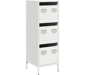Aparador | aparador de comedor | armario de cocina de acero blanco 39x35x103 | 5 cm cfw63753