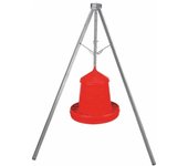 Tripode para comederos y bebederos para gallinas 41x41x107 cm