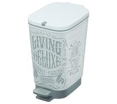 Cubo de basura kis laundry con cubo interior de 10 litros, dimensiones 18x27x30 cm, código de producto 8071700190901, marca keter.