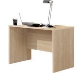 Buyqualia escritorio mesa oficina o despacho (roble, largo 120 cm)