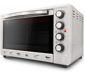 Horno eléctrico multifunción de 48l de capacidad y 2200w de potencia con función de convección independiente hr-48silverrusti