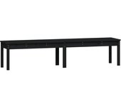 Banco de jardín | banco de exterior | silla de jardín de 2 plazas madera maciza pino 203,5x44x45 cm cfw641606