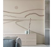 Papel pintado panorámico horizonte beige 450x250cm