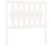 Cabecero de cama madera maciza de pino blanco 95,5x4x100 cm