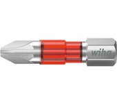Wiha juego de bits, bit ty de 29 mm pozidriv (pz2), de 25 unid., en caja, de 1/4 (42551)