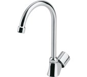 Ramon soler grifo de fregadero de cocina con caño alto cromado de 1 agua serie eco
