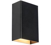 Lámpara de pared inteligente negra 10 cm con 2 wifi g9 - otan