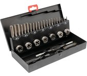 Juego de machos y matrices yato 32 piezas m3-m12