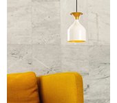 Lámpara de techo sivani-mr-824 oro blanco metal diámetro 17x113 cm
