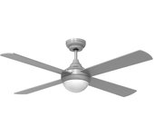 Ventilador de techo con luz led 23w classic silencioso de motor dc y aspas reversibles en plata o madera ø132cm