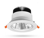 Foco led orientable irc90 12w 1140lm 30° ø135mmx115mm - blanco cálido 3000k