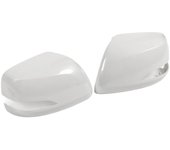 Piezas de cubierta de espejo retrovisor, protección eficaz, tapa de espejo retrovisor de coche de repuesto para lx570 2007-2010 (blanco)