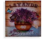 Cuadro versa lavanda cristal 1 x 30 x 30 cm