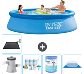 Paquete de piscina - intex - alrededor - 305x305x76 cm + accesorios a954