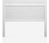 Cabecero de cama de madera bora | cama de 135 (145 x 120 cm) | pino | blanco | pejecar