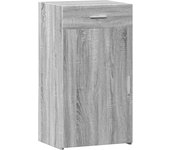 Aparador | aparador de comedor | armario de cocina de madera de ingeniería gris sonoma 50x42,5x93 cm cfw75390