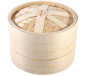 Vaporera de bambú, duradera, natural, para cocinar arroz, fácil de limpiar, dim su