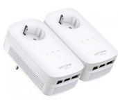 Tp-link starter kit powerline av1200 con 3 porte gb tl-pa8030p kit white