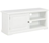 Mueble tv buffet tv diseño práctico blanco 90 cm madera 2502118