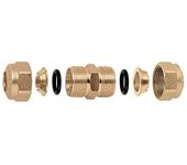 Racor manguito o-ring para tubo de cobre diam.