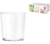 4x h&h set 6 starck vaso agua cc 350