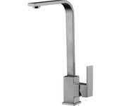 Mezclador de fregadero de cocina en acero inoxidable 304 modelo cuadrado nice 710035as - acero inoxidable cepillado