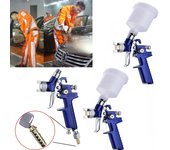 2 mini pulverizadores de pintura de aire, pistola neumática de pintura, pistola de pintura para retoques