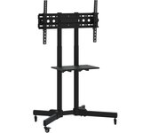 Soporte tv | mueble de salón con ruedas pantalla 32-70'' max vesa 600x400mm 50kg cfw92384