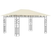 Cenador con mosquitera color crema 4x3x2,73 m 180 g/m2