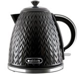 Hervidor eldom nela, 1,7 l de capacidad, 2000 w de potencia, negro