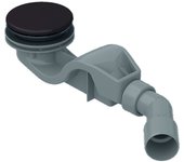 Juego de desagüe bette solid 50, lateral, caudal de desagüe 0,6 l/s, b598-401, color: antracita