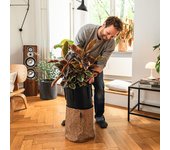 Lechuza jardinera trendcover 32 cork todo en uno natural oscuro
