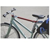 Peruzzo barra adaptadora para bicicletas de mujer metal rojo
