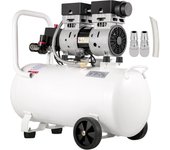 Succebuy compresor de aire de 11 galones, ultra silencioso, 1 hp, tanque de acero sin aceite, 750 w, 8 bar, portátil para reparaciones del hogar