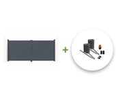 Pack cancela batiente automática eiger 400b180 + motor brazo b500